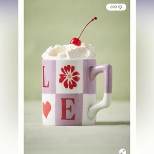 Anthropologie Love mug